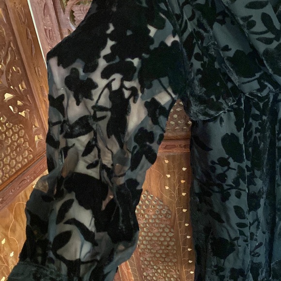 Flynn Skye burnt out black dress size s - Picture 4 of 4